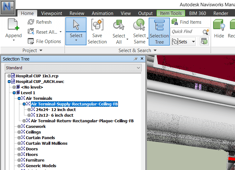 Preparing Project for Verity - RVT file in NavisWorks