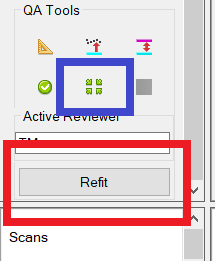 Reset and Refit buttons