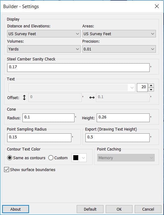 Builder-Settings