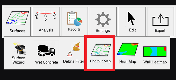 Contour Map Button