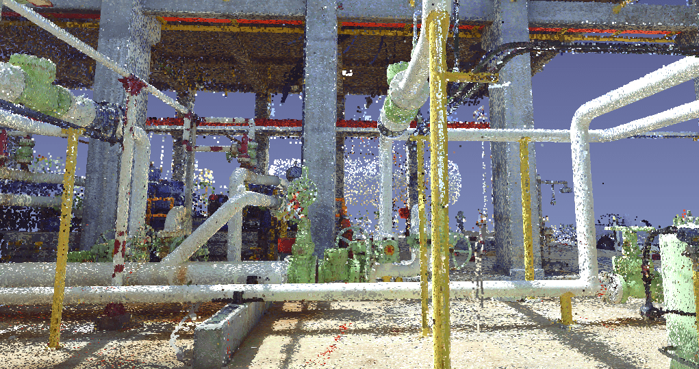 Normal point cloud rendering