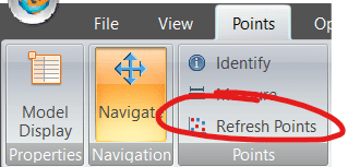 Refresh Points button