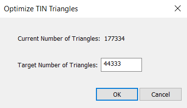 TIN三角形を最適化する