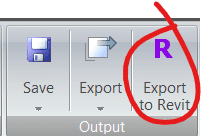 Export to Revit button