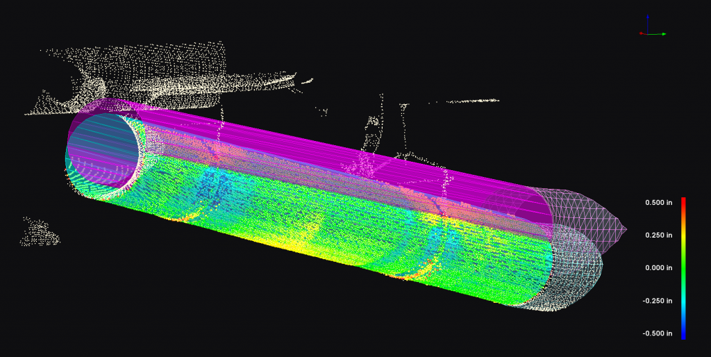 Verity As-Built heatmap.