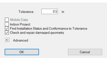 Verity Analysis Settings