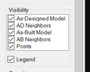 Visibility section of the Verity View Controls .