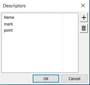 Points Descriptor Editor