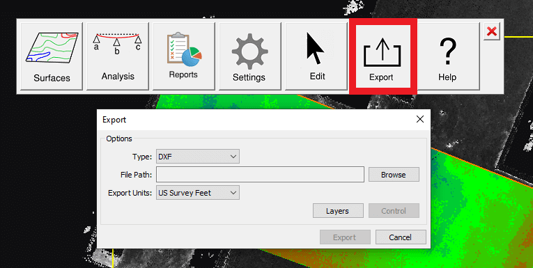 Rithm Heat Map DXF Export