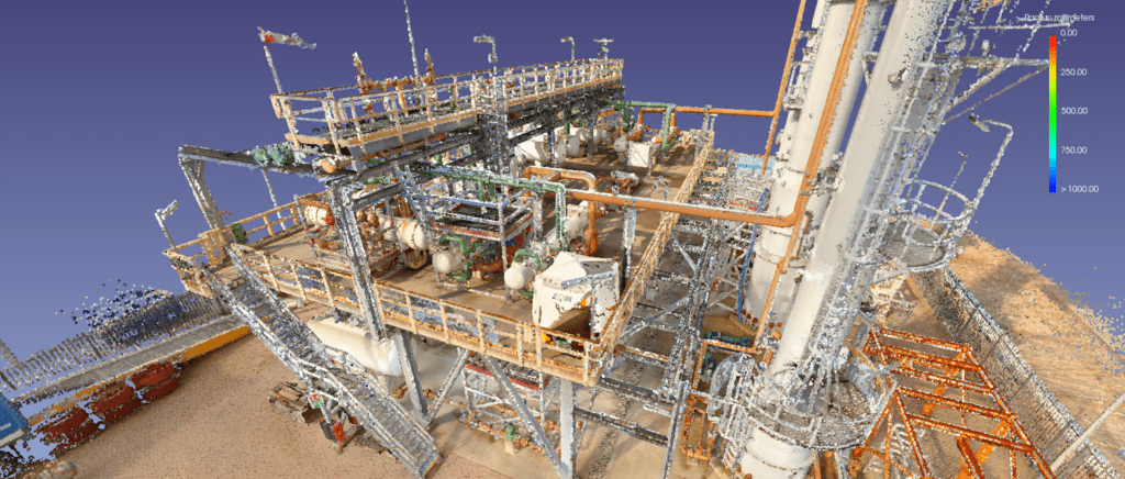 NavVis VLX3 point cloud data inside ClearEdge3D EdgeWise.