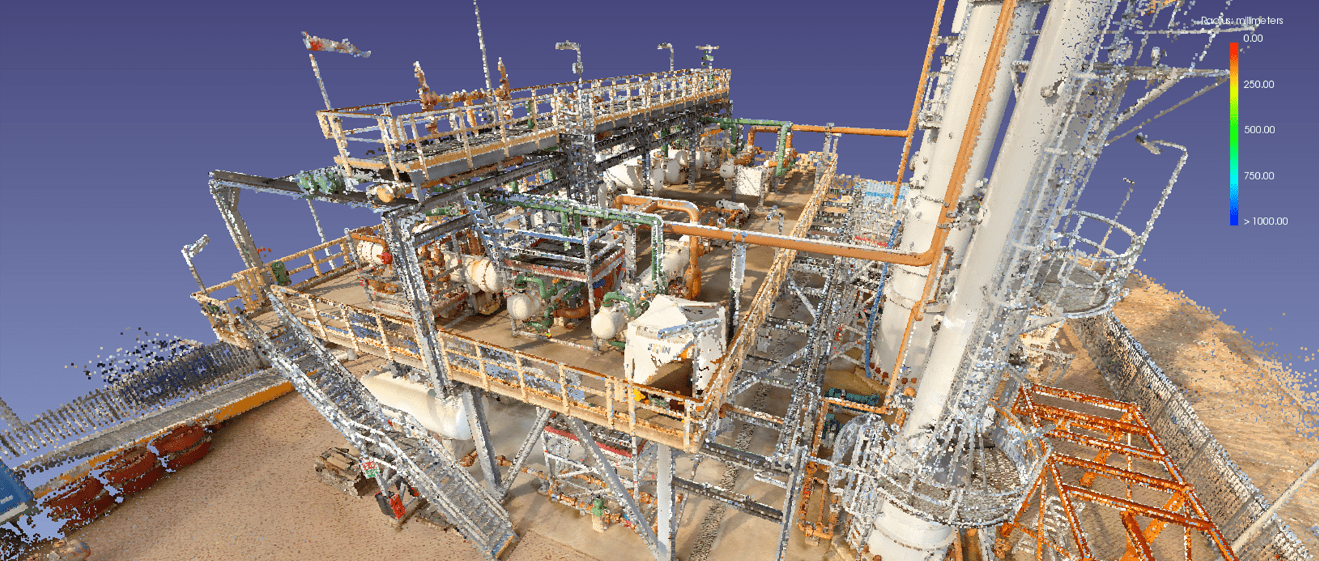 NavVis VLX3 point cloud data inside ClearEdge3D EdgeWise.