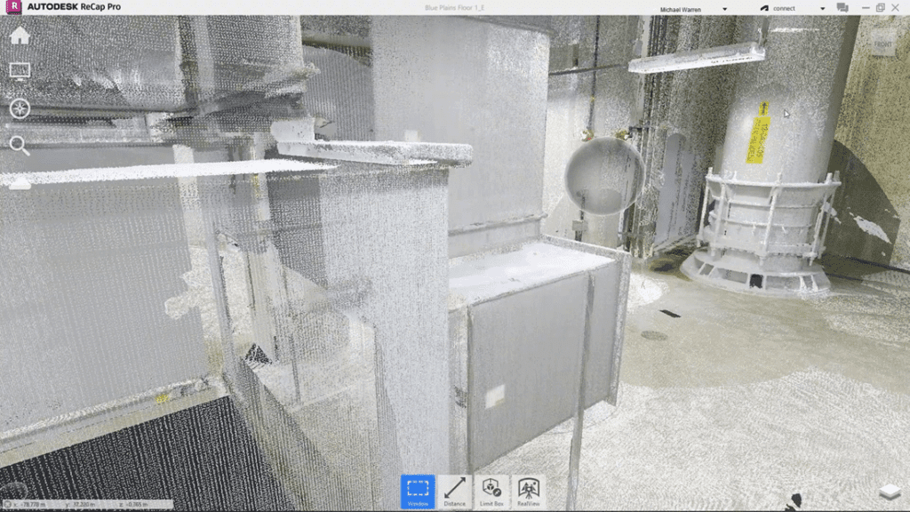 RTC Terrestrial Scanner Point Cloud of a room