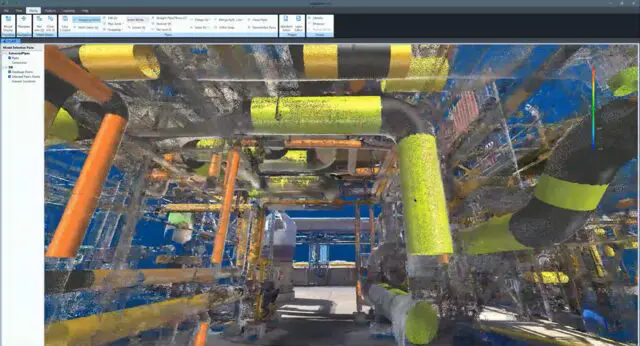 stonex point data in edgewise lite piping extracted