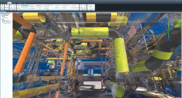 stonex point data in edgewise lite piping extracted